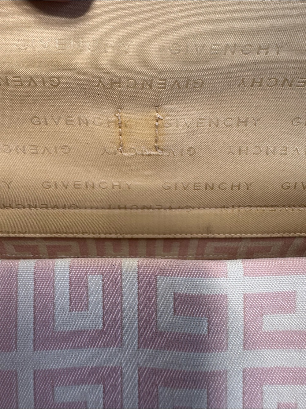Givenchy Vintage 4G Monogram Canvas Braided Baguette Shoulder Bag w/COA - EUC - Picture 10 of 13